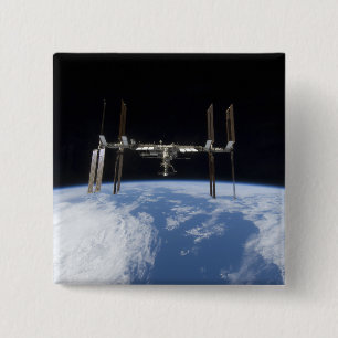 Internationale Weltraumstation 11 Button