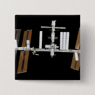 Internationale Weltraumstation 26 Button