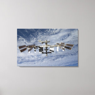 Internationale Weltraumstation 28 Leinwanddruck