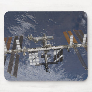 Internationale Weltraumstation in der Bahn Mousepad