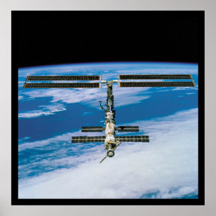 Internationale Weltraumstation Poster