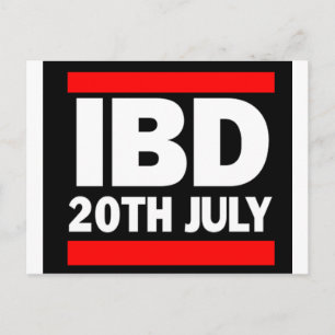 Internationaler Boombox-Tag - 20. Juli Postkarte