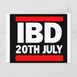 Internationaler Boombox-Tag - 20. Juli Postkarte