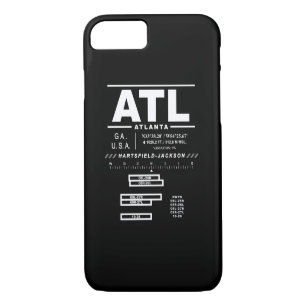 Internationaler Flughafen ATL Atlantas iPhone Fall iPhone 8/7 Hülle