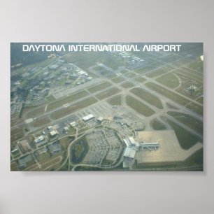 Internationaler Flughafen Daytona Poster