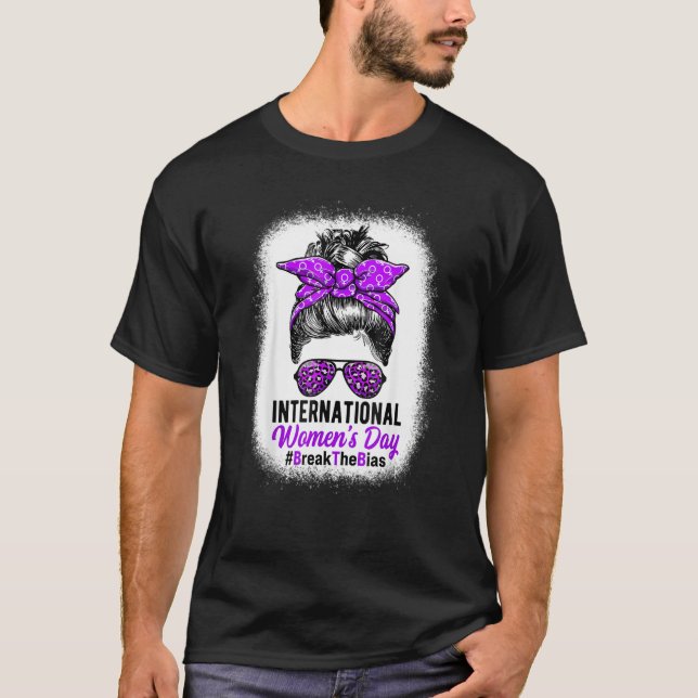 Internationaler Frauentag 2022 Glückliche Frauen 8 T-Shirt (Vorderseite)
