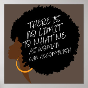 Internationaler Frauentag 2024 Silhouette Poster
