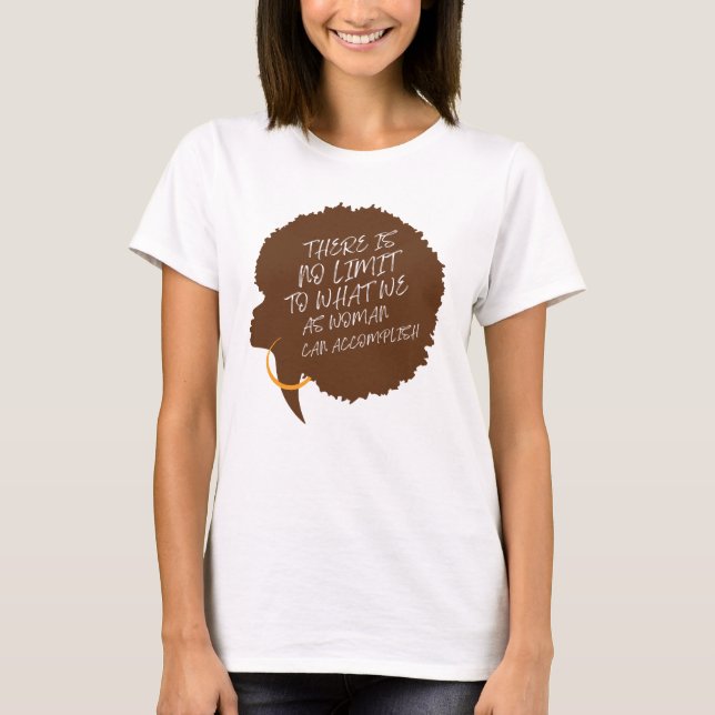 Internationaler Frauentag 2024 Silhouette T-Shirt (Vorderseite)