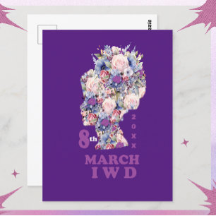 Internationaler Frauentag 2025: Feminini feiern Postkarte