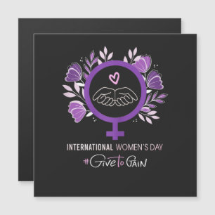 Internationaler Frauentag 2026 8. März Magnetkarte