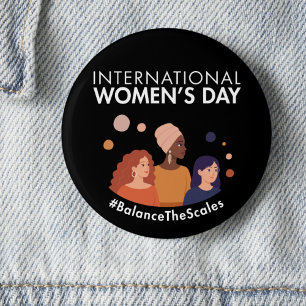 Internationaler Frauentag 2026 Die Waage ins Gleic Button