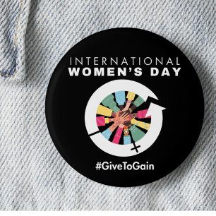 Internationaler Frauentag 2026 Give To Gain Button