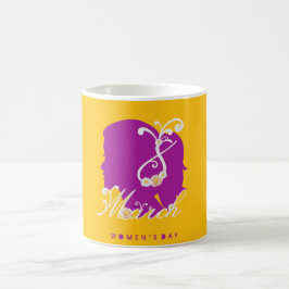Internationaler Frauentag 8. März 2025 Kaffeetasse