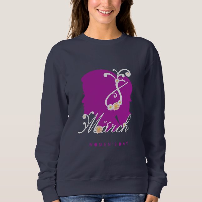 Internationaler Frauentag 8. März 2025 Sweatshirt (Vorderseite)