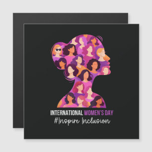 Internationaler Frauentag 8. März  Magnetkarte