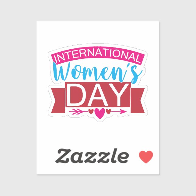 Internationaler Frauentag Aufkleber (Blatt)