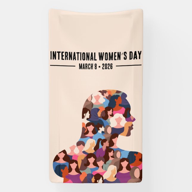 Internationaler Frauentag Banner (Vertikal)