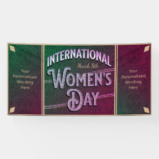 Internationaler Frauentag Banner