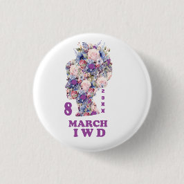 Internationaler Frauentag: Feminist feiern Button