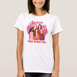 Internationaler Frauentag Frauen Illustration T-Shirt