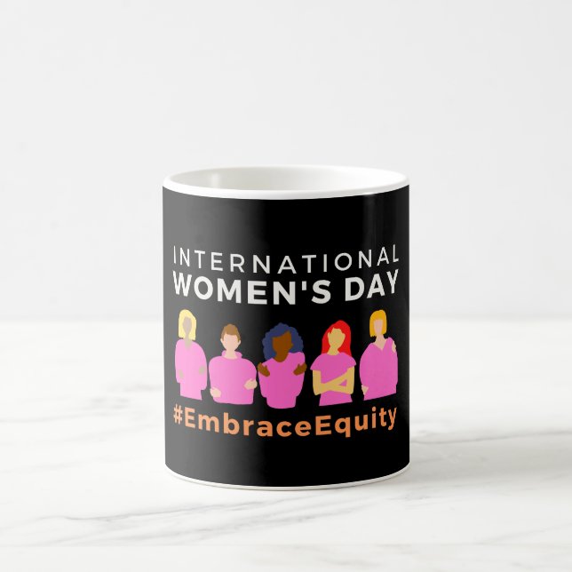 Internationaler Frauentag für Gerechtigkeit Kaffeetasse (Mittel)