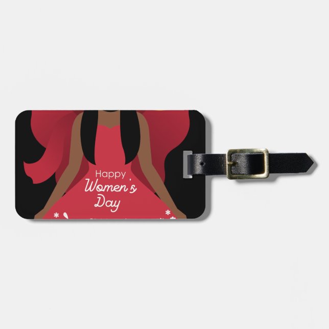 Internationaler Frauentag Gepäckanhänger (Vorderseite horizontal)