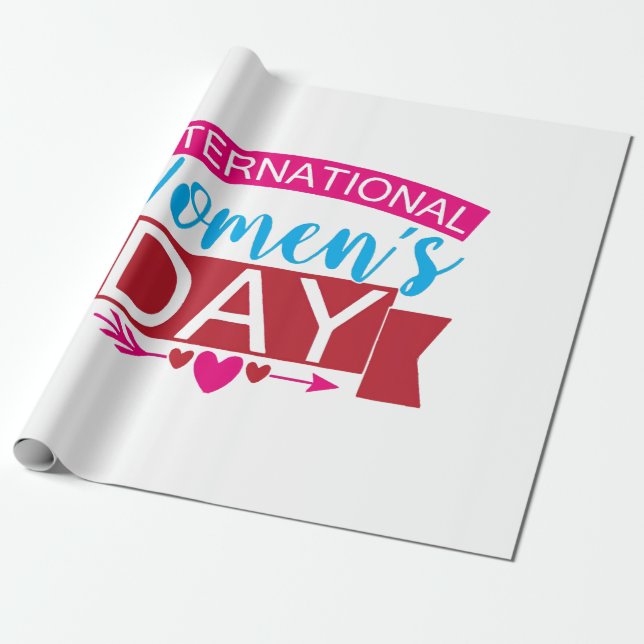 Internationaler Frauentag Geschenkpapier (Ungerollt)