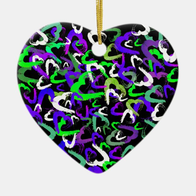 Internationaler Frauentag Keramik Ornament (Vorne)