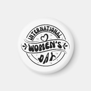 Internationaler Frauentag Magnet