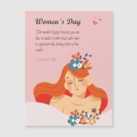 Internationaler Frauentag März 8.