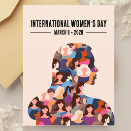 Internationaler Frauentag Postkarte