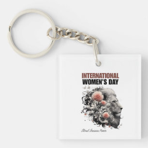Internationaler Frauentag Schlüsselanhänger