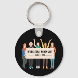 Internationaler Frauentag Schlüsselanhänger