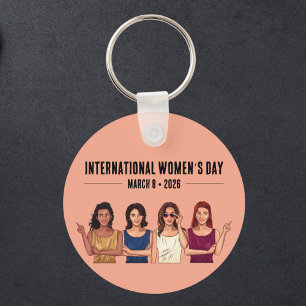 Internationaler Frauentag Schlüsselanhänger