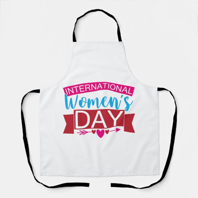 Internationaler Frauentag Schürze (Vorderseite)