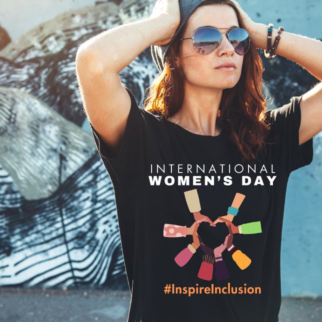 Internationaler Frauentag zur Eingliederung inspir T-Shirt (Von Creator hochgeladen)