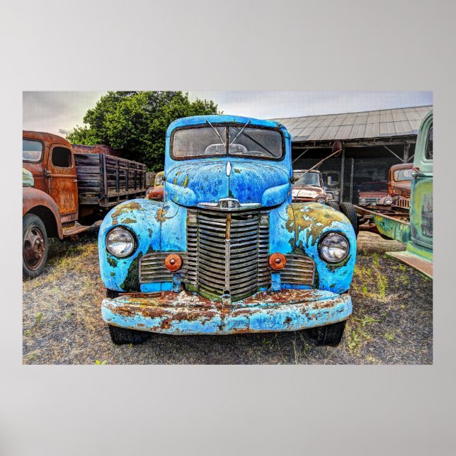 INTERNATIONALER HARVESTER-LKW 1946 POSTER (Vorne)