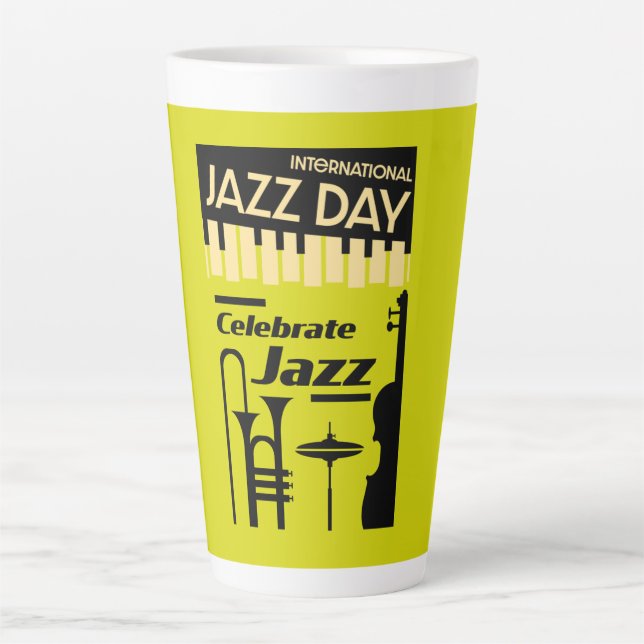 Internationaler Jazztag, 30. April Milchtasse (Vorderseite)