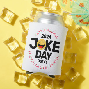 Internationaler Joke Day Laughing Face Dosenkühler