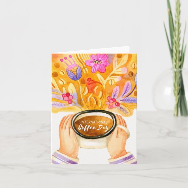Internationaler Kaffeetag+ (Vorderseite)