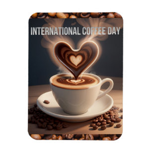 Internationaler Kaffeetag Magnet