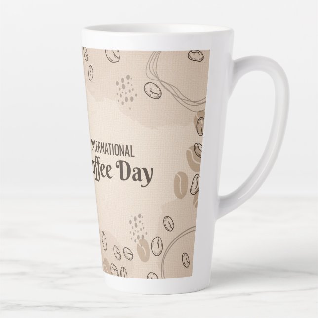Internationaler Kaffeetag+ Milchtasse (Rechts)