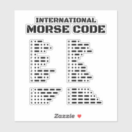 Internationaler Moralkodex Aufkleber