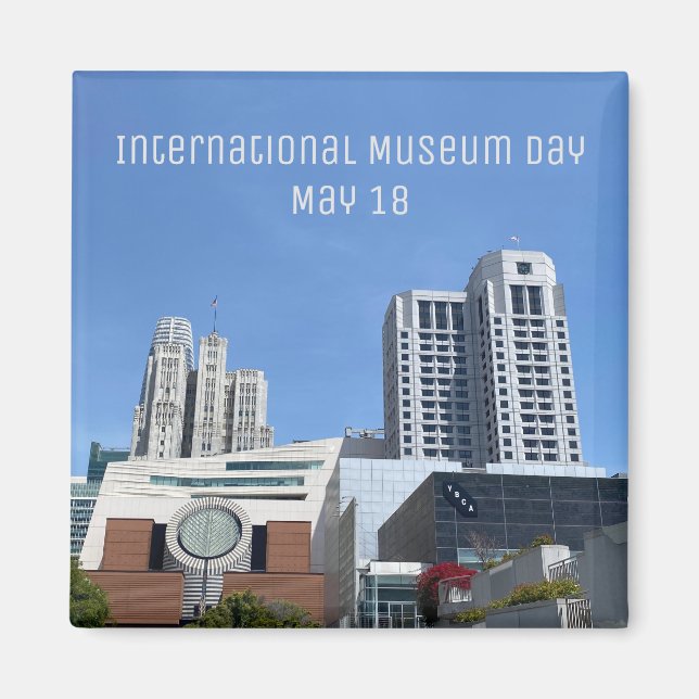 Internationaler Museumstag Magnet (Vorne)