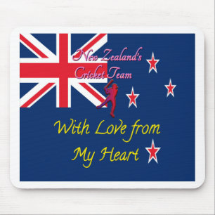 Internationaler Neuseeland-Kricket Mousepad