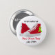 Internationaler roter Schuh-Tagesknopf Button (Vorne & Hinten)