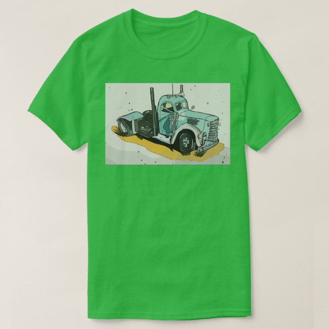 Internationaler Sattelschlepper T-Shirt (Design vorne)