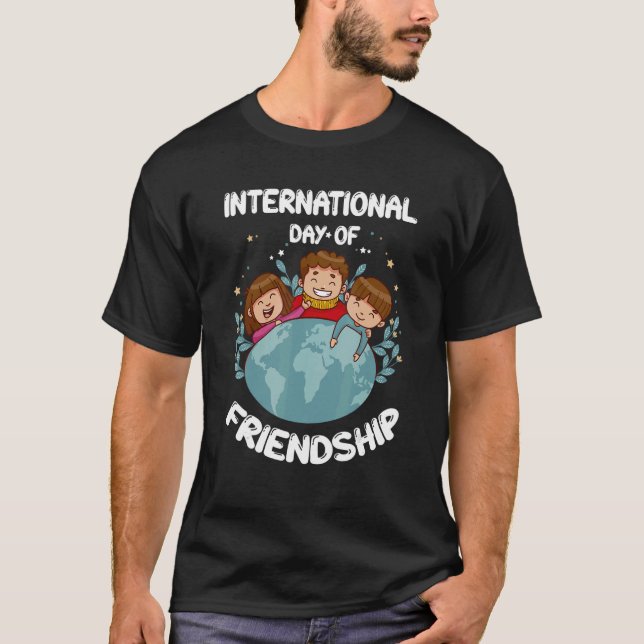 Internationaler Tag der Freundschaft der Vereinten T-Shirt (Vorderseite)