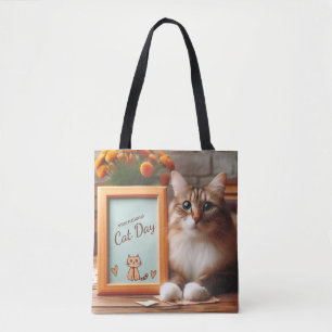 Internationaler Tag der Katze Tasche