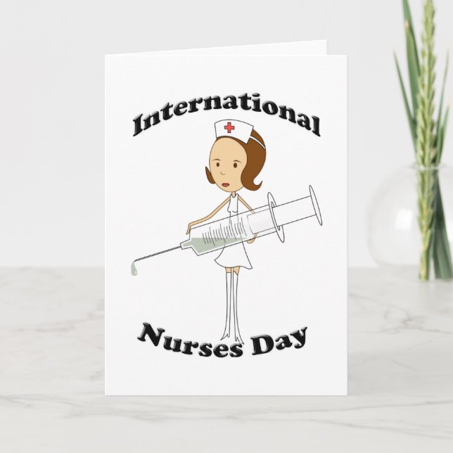 Internationaler Tag der Krankenschwestern Karte (Vorderseite)